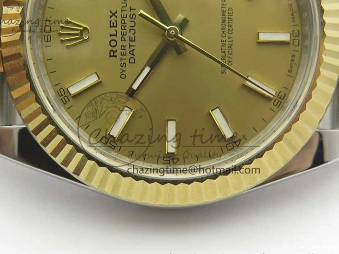 0513 DateJust 41 126333 SS YG ARF 1:1 Best Edition 904L Steel YG Lumed Dial on Jubilee Bracelet A Vibrant 3223